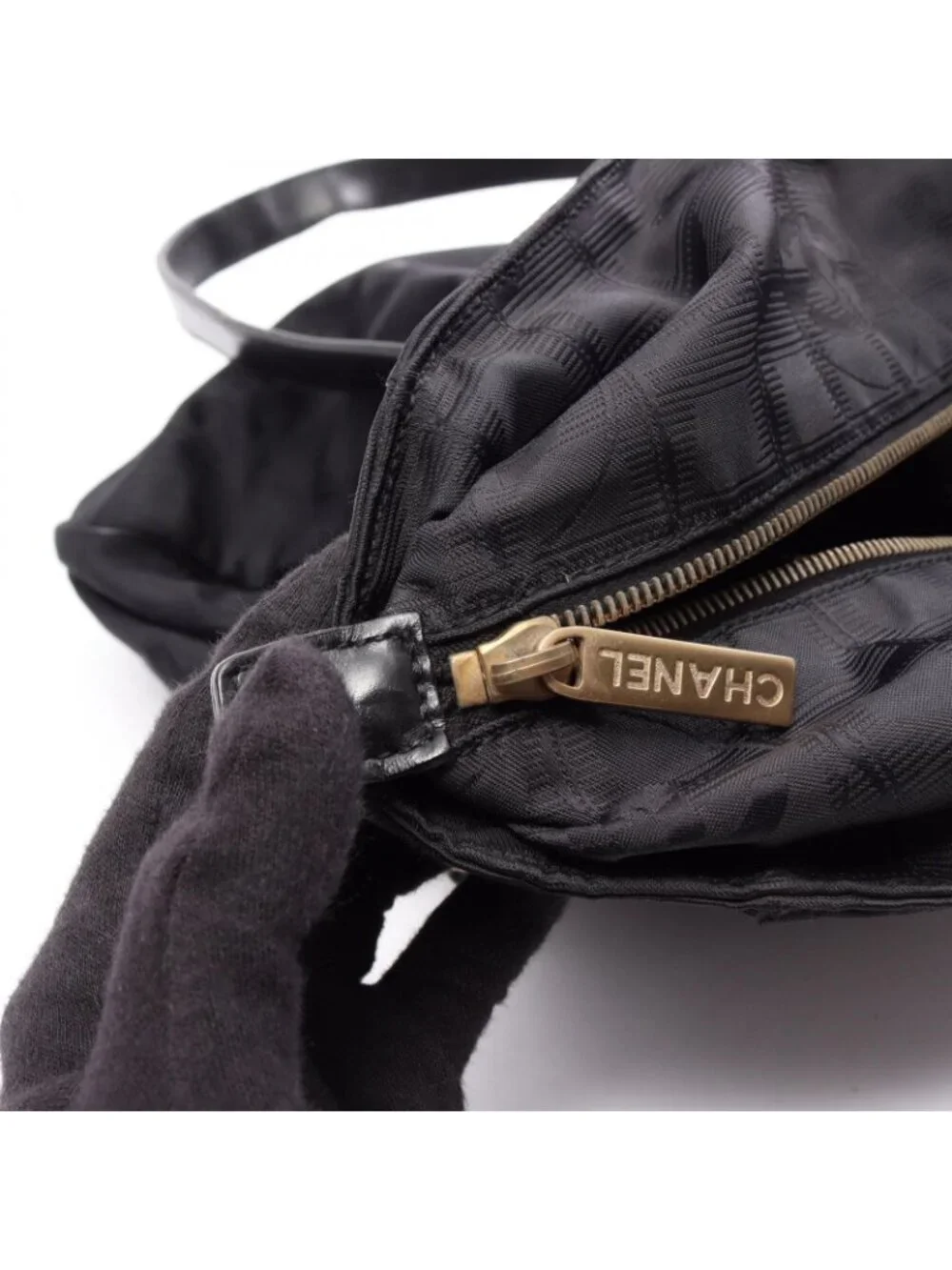Chanel Tote New Travel Line GM Black Leather